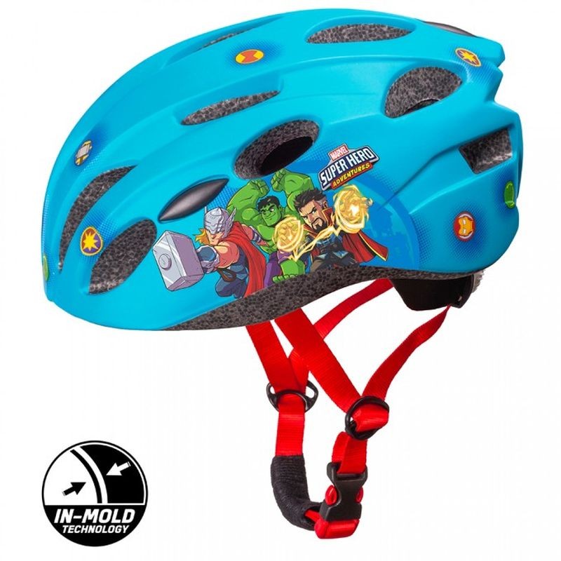 Dětská cyklo přilba in mold Avengers modrá