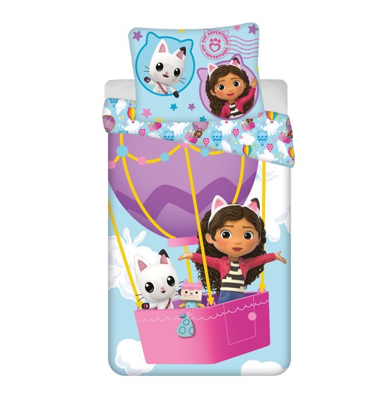 Povlečení Gábinin kouzelný domek Balloon 140/200, 70/90