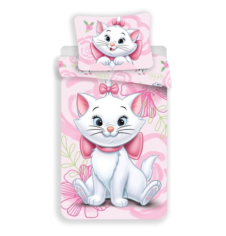 Povlečení Kočička Marie Pink 03 140/200, 70/90