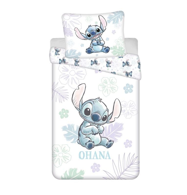 Povlečení Lilo and Stitch Ohana White 140/200, 70/90