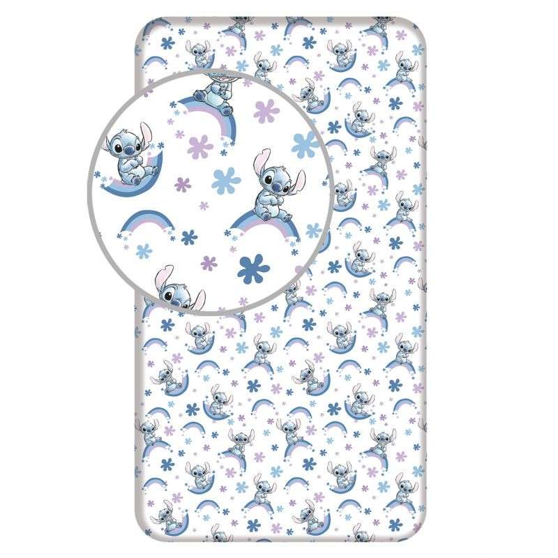 Prostěradlo Lilo and Stitch Rainbow 90/200