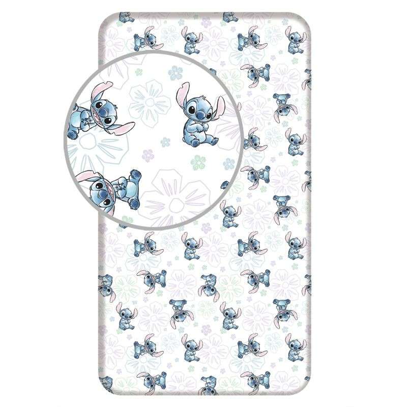 Prostěradlo Lilo and Stitch Ohana White 90/200