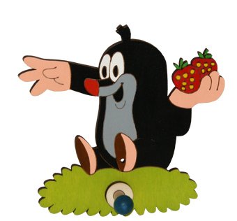 1 věšáček DoDo Krtek s jahodami