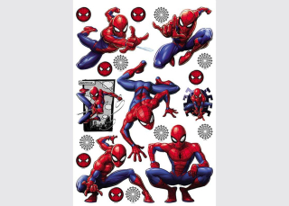 Nálepka na zeď Spiderman Komiks
