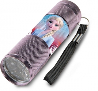 Dětská hliníková LED baterka Ledové Království Elsa