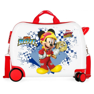 Dětský kufřík na kolečkách Mickey Joy white MAXI