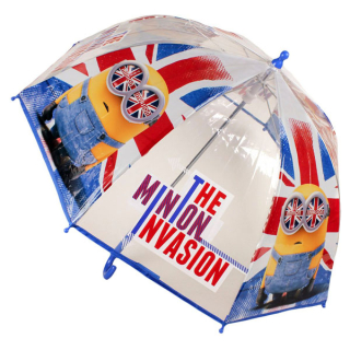 Průhledný deštník Mimoni UK