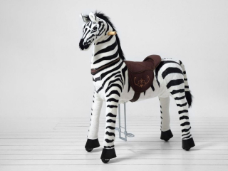 Jezdící kůň Zebra Dixi XL PROFI  9-99 let max. váha jezdce 100 kg